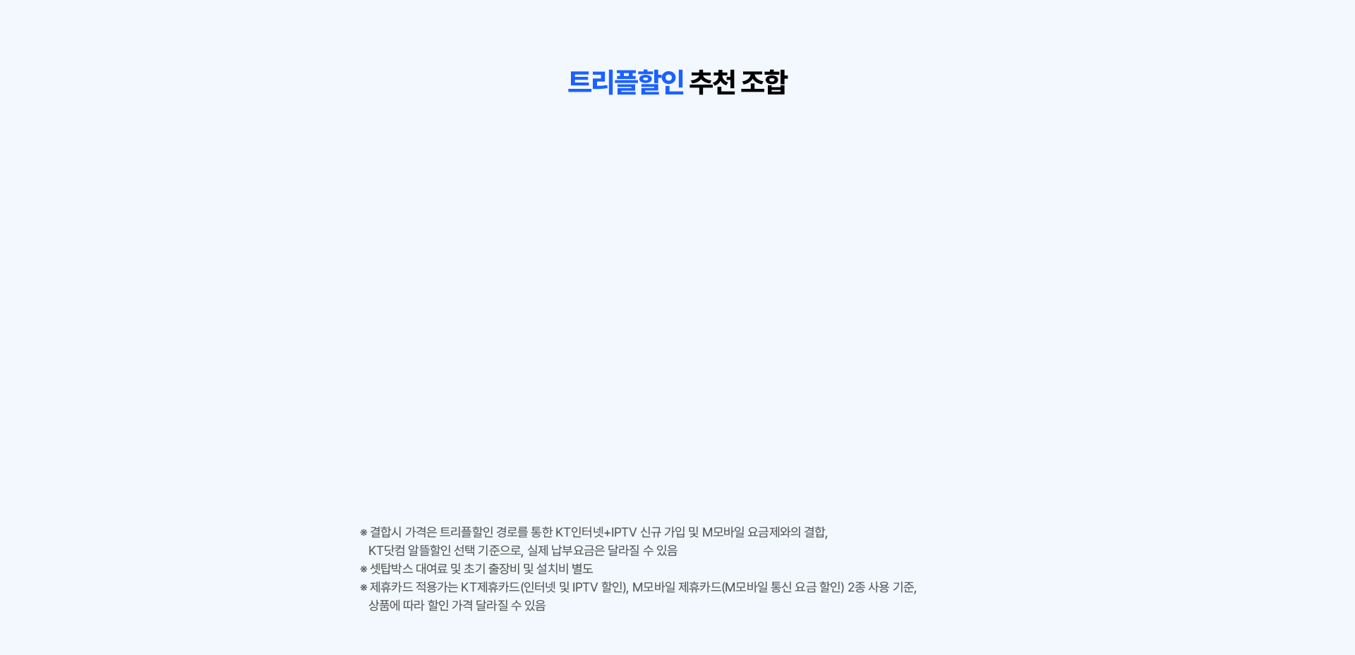 트리플할인 추천 조합